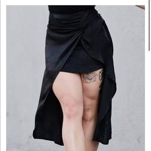 Cynthia Leu Wanderlust Satin Skirt